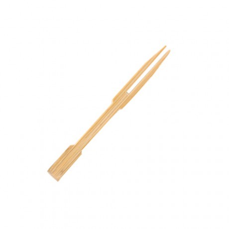 Mini fourchette brochette bois 9cm