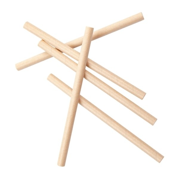 PAILLES DROITES COCKTAIL Ø0,80x14 CM NATUREL KRAFT