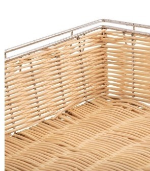 Panier en osier avec structure métallique GN1/1