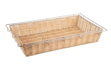 Panier en osier avec structure métallique GN1/1