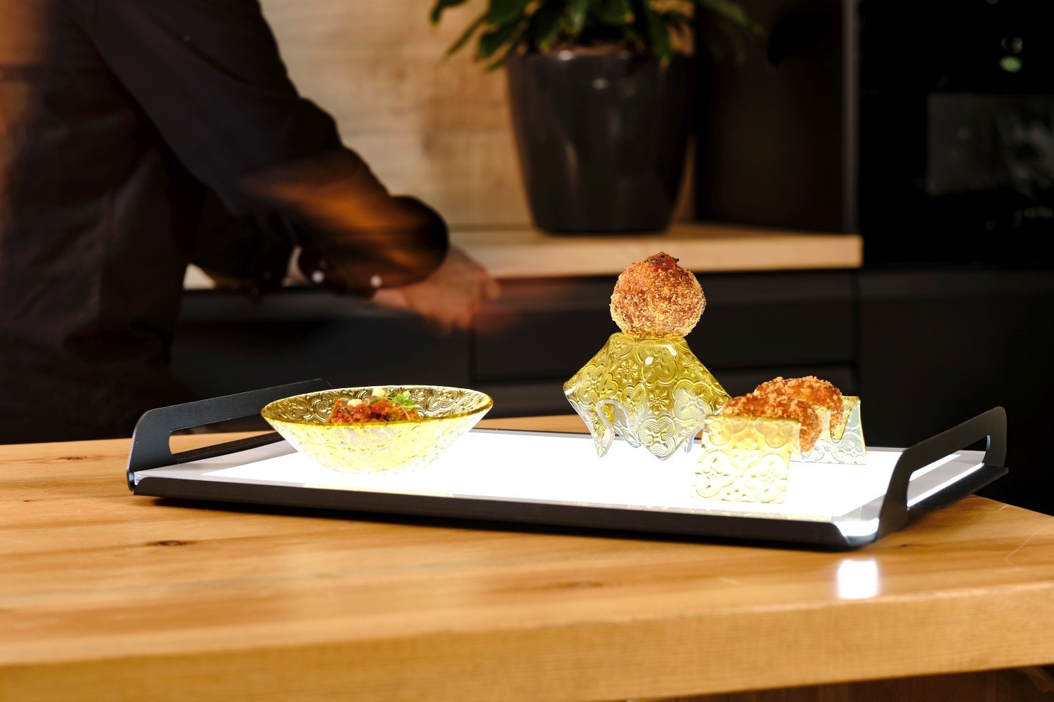 Support Tablette LED pour plateaux 4 fonctions avec feuille protectrice