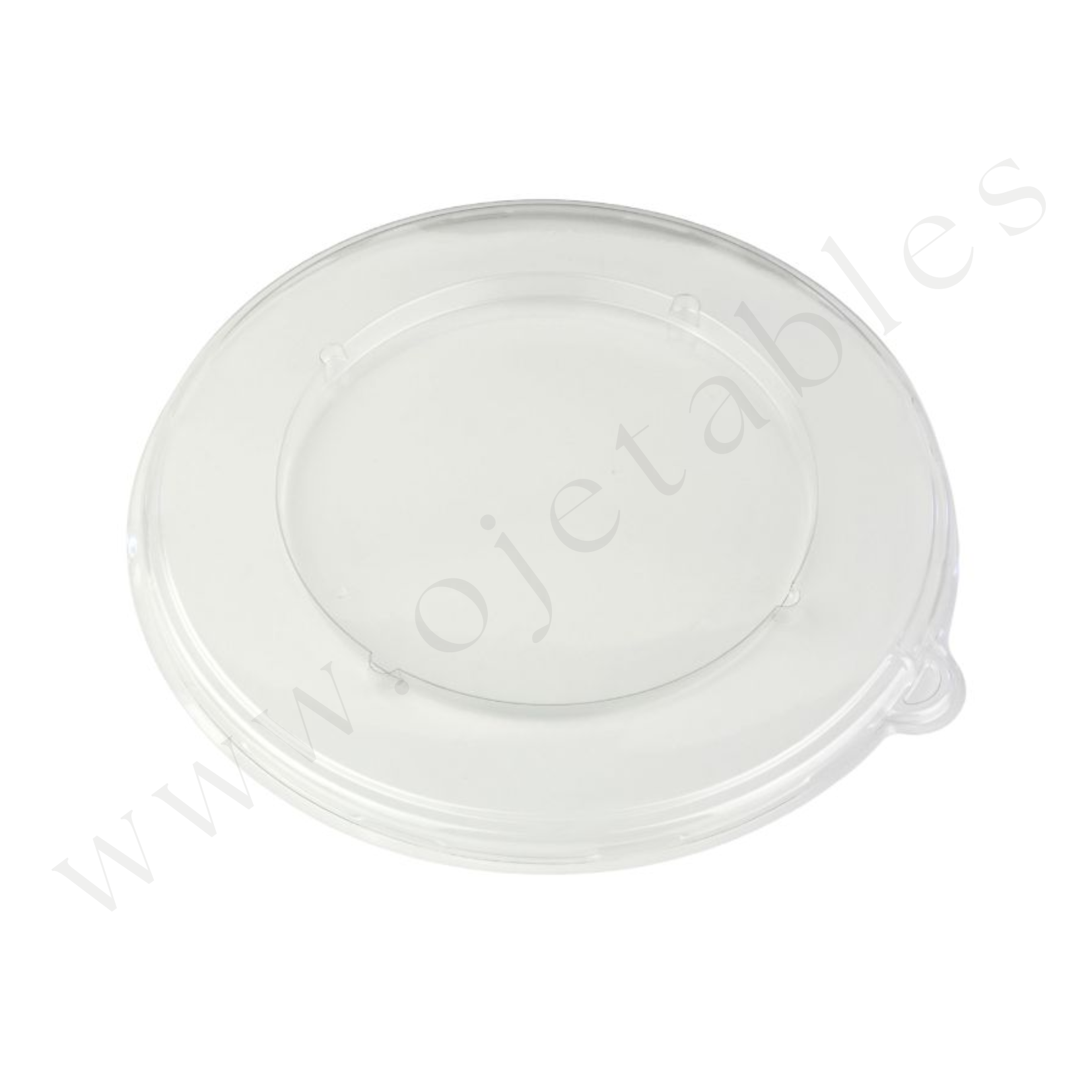 Couvercle pour saladier en pulpe de canne Ø 21cm – RPET transparent