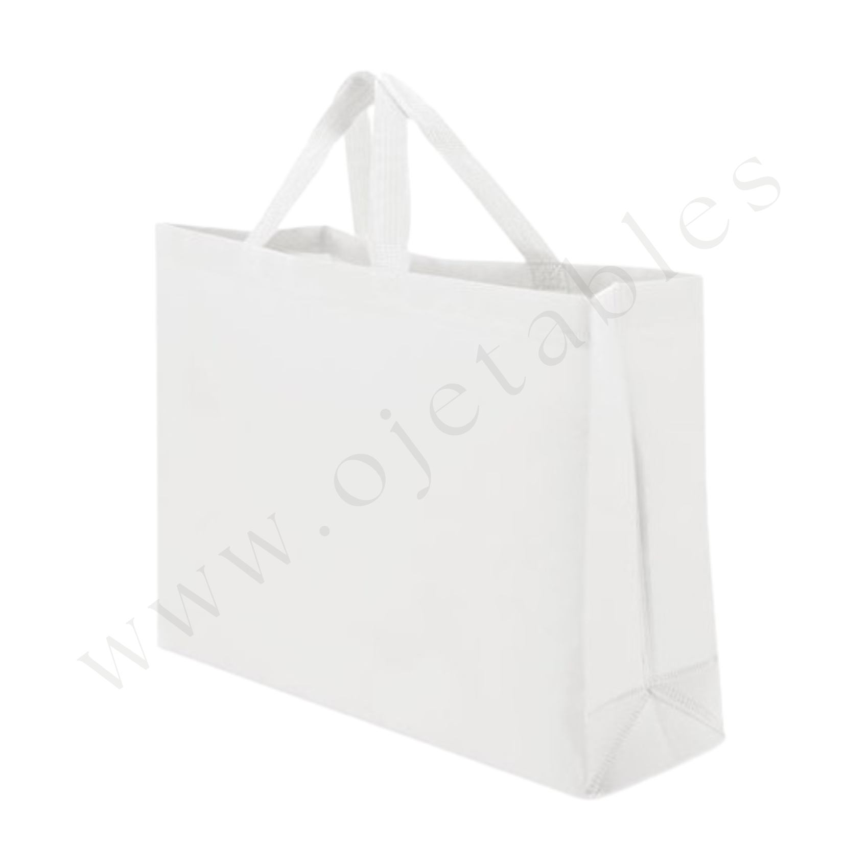 Sac tissus non tissé 39x11x25cm 100gr/m2 personnalisé 1 couleur - Couleur du sac au choix 