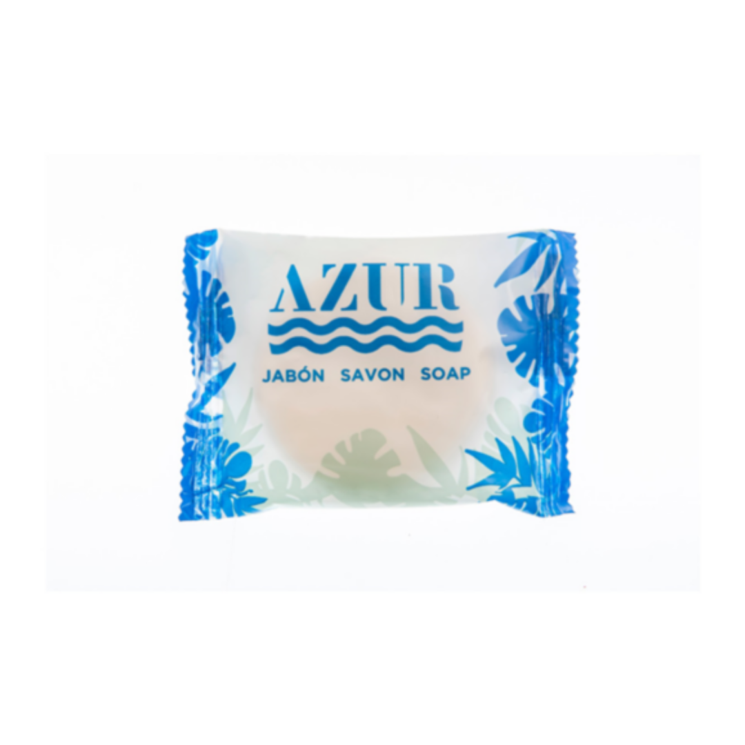 SAVONNETTES RONDES EN SACHETS BLANC 20 G Ø5,2x1 CM - Destockage