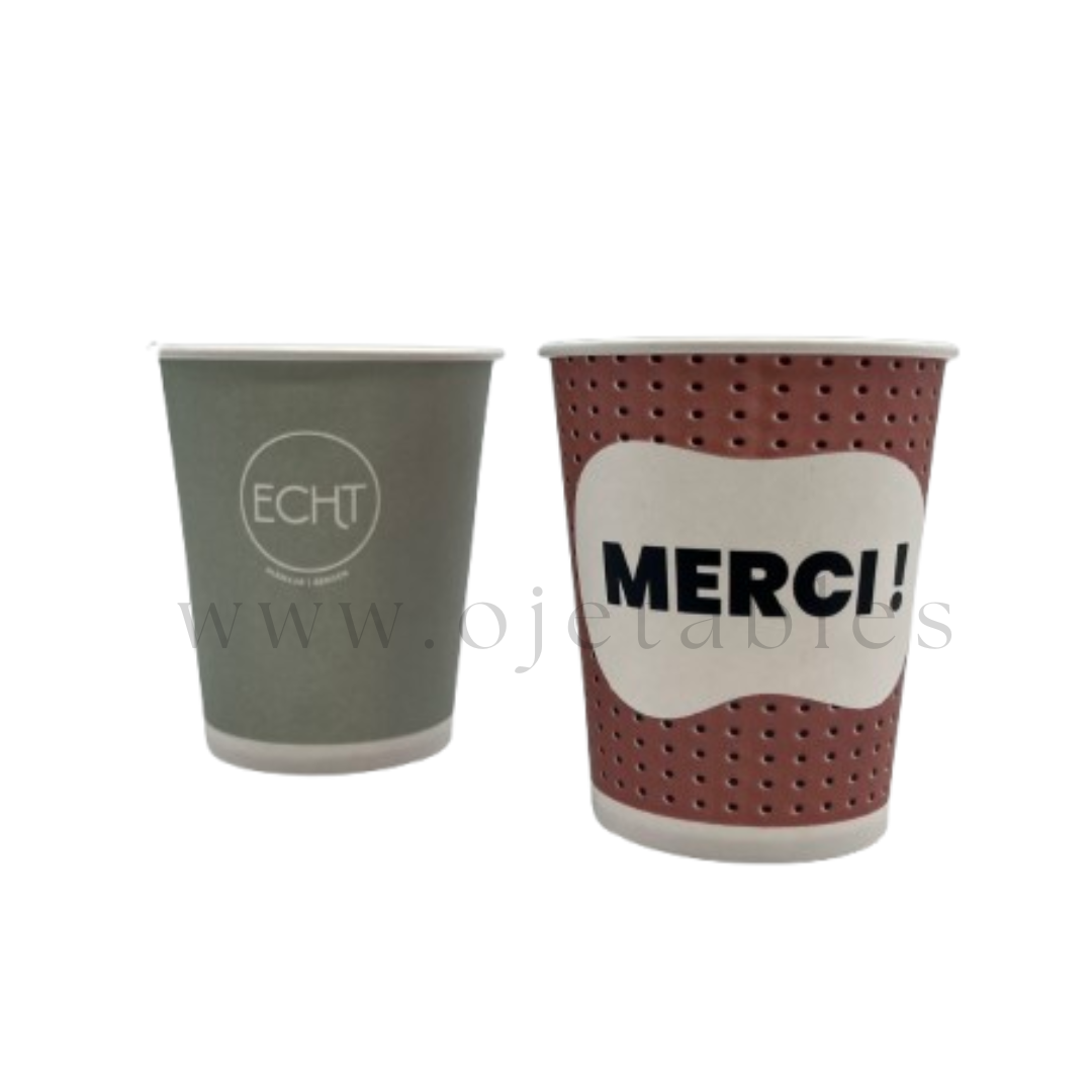 Gobelet carton personnalisé 6oz multicouleurs