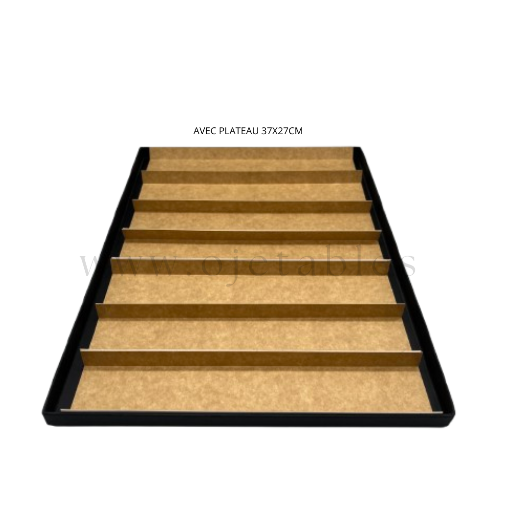 Réglette kraft 250×45×15mm pour plateau cocktail LUX