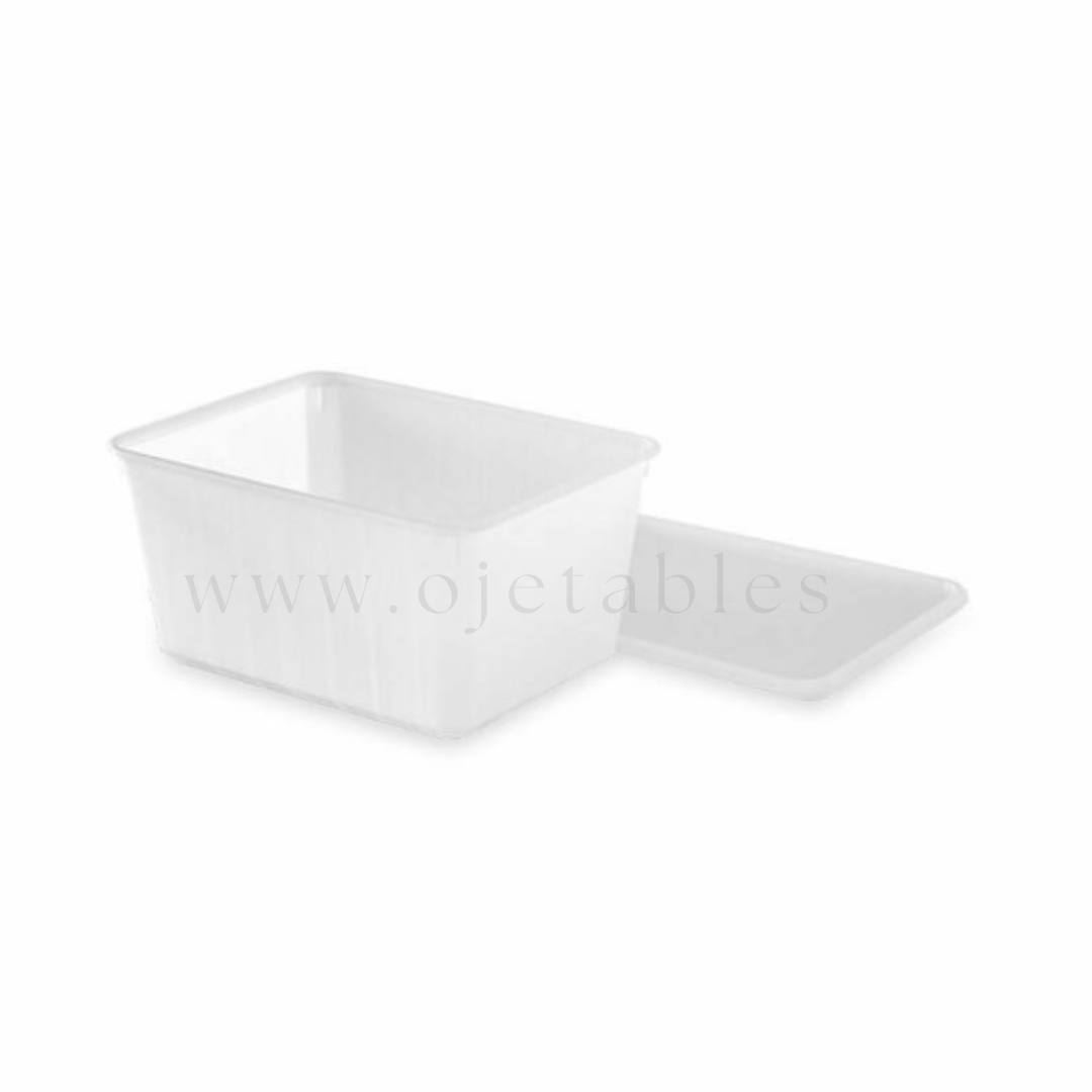 BOITE INJECTEE RIGIDE "CARTY BOX" 1800ml avec couvercle