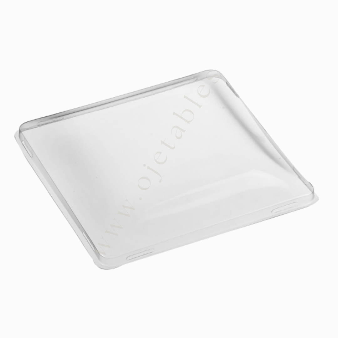 Couvercle pour saladier biodégradable 900 ml bombé