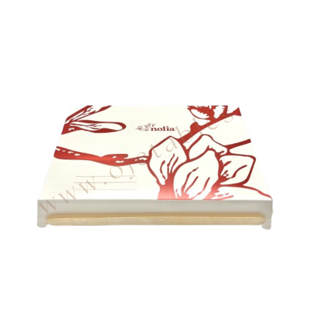 PLATEAU "MADERA" AVEC COUVERCLE 30x21CM PERSONNALISE