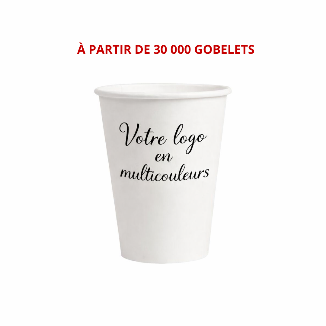Gobelet carton personnalisé 3oz multicouleurs
