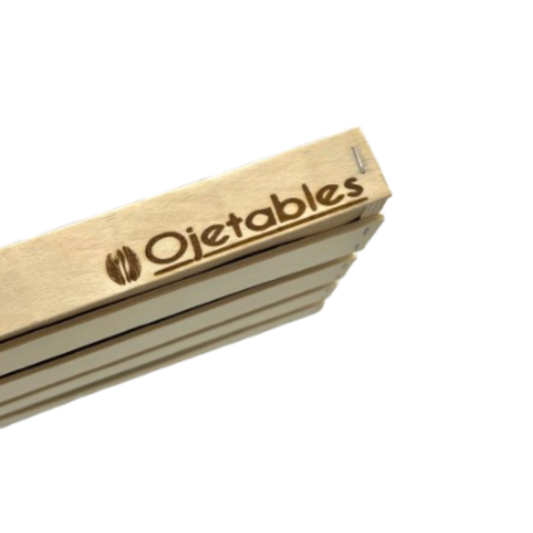 Option gravure sur 85 Kit Cagettes bois avec insert