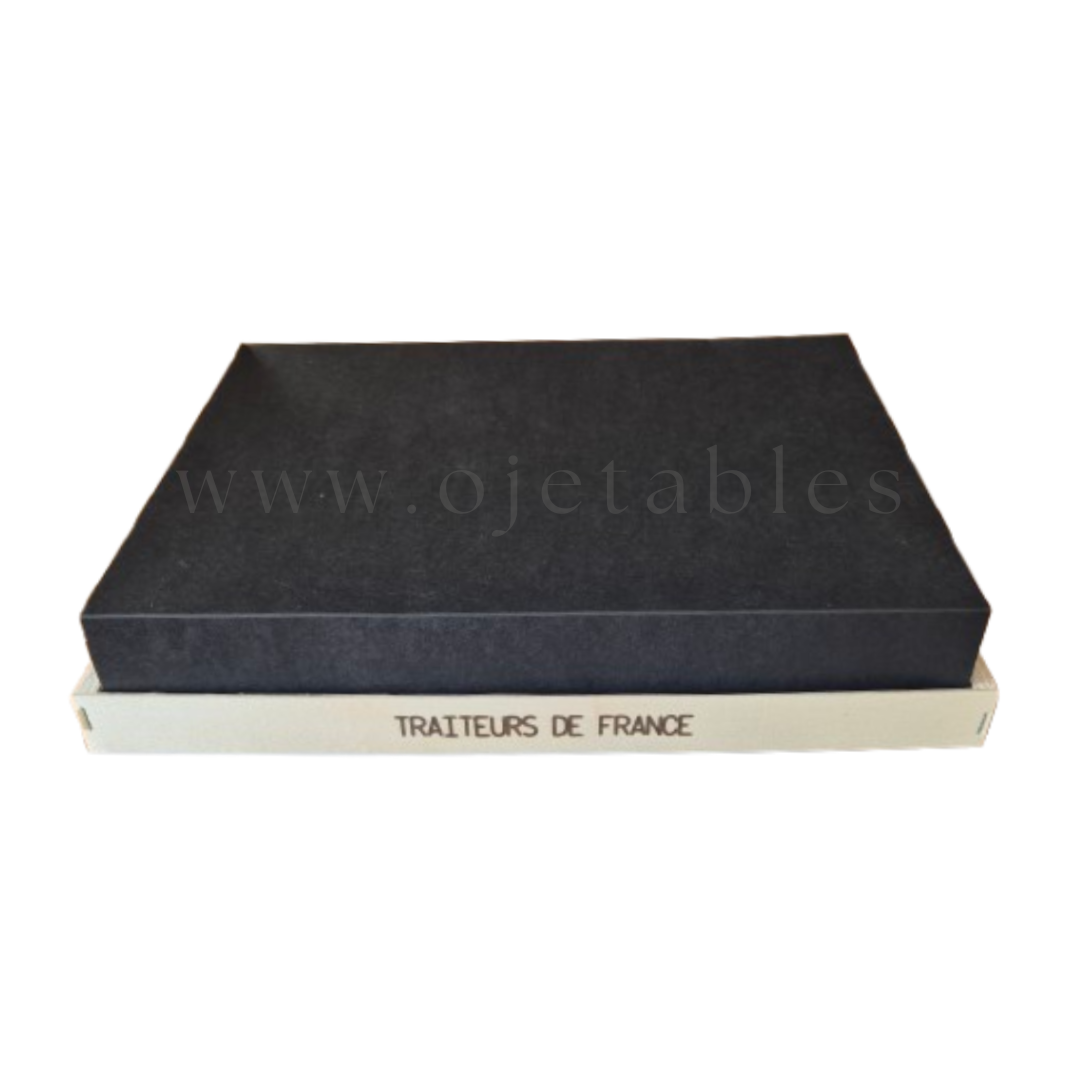 Kit Cagettes bois avec insert noir – 36,6 x 26,9 x 3,2 cm