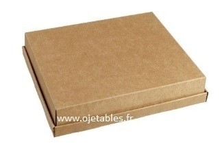 Kit complet coffret rigide personnalisé-Kit assiette blanche