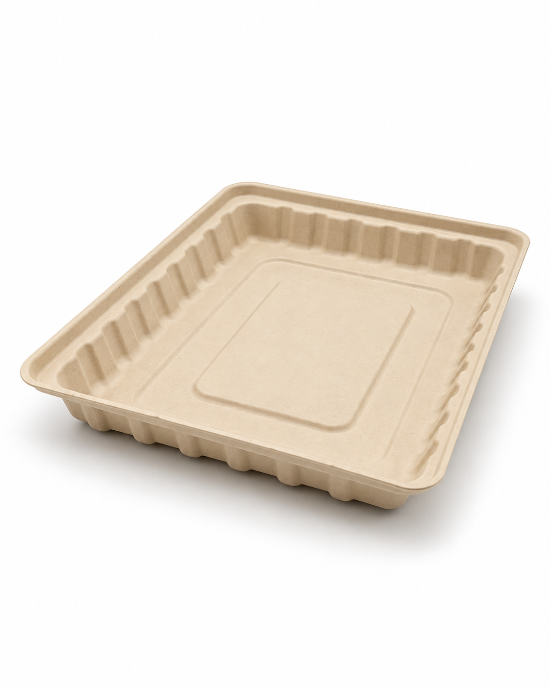 Plateau biodegradable 32 x 25 x 4 cm