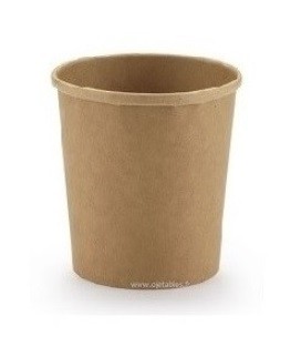 POT EN CARTON KRAFT 780ml Ø 116mm