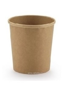 POT EN CARTON KRAFT 960ML  Ø 116mm