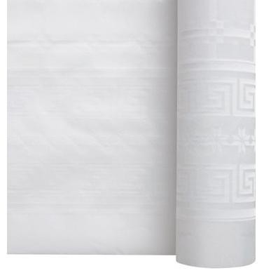  ROULEAUX DE NAPPE PAPIER BLANC DAMASSE 1m20x50m