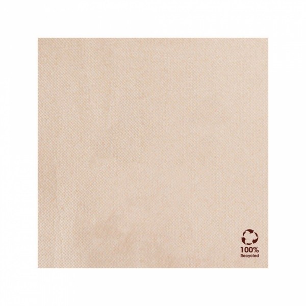 SERVIETTES PAPIER COCKTAIL ECOLABEL RECYCLEE 20x20 DP