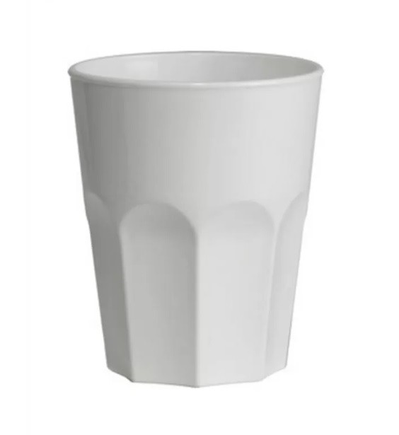 VERRE MOJITO REUTILISABLE PP BLANC 43 CL