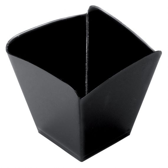 Verrine Noire 95ML "ONDE" RÉUTILISABLE