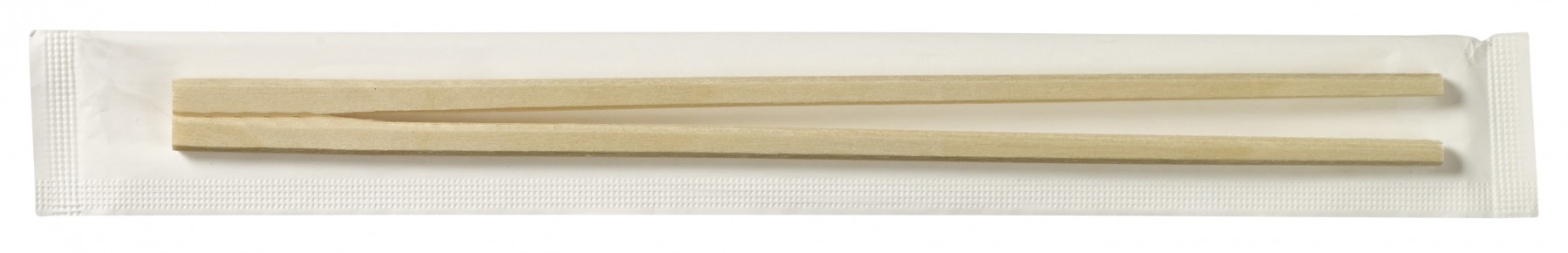 BAGUETTES CHINOISES EN SACHET PAPIER BLANC 24 CM