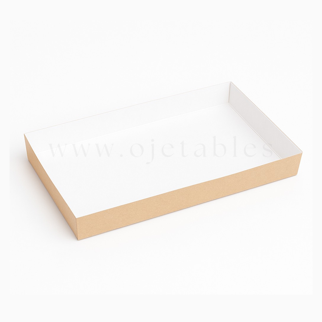 Kit Cagettes bois avec insert blanc – 39.5 x 28.2 x 3.2 cm
