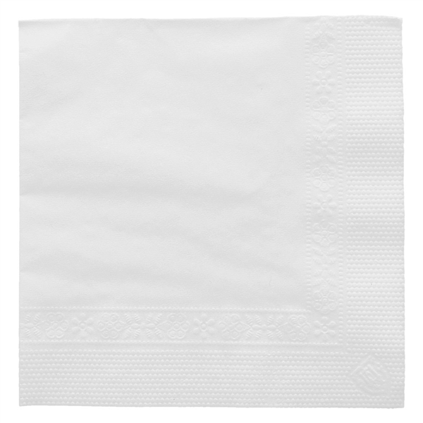 SERVIETTES 2 PLIS  18 G/M2 20x20 CM BLANC OUATE (4800 UNITÉ) - Garcia de Pou