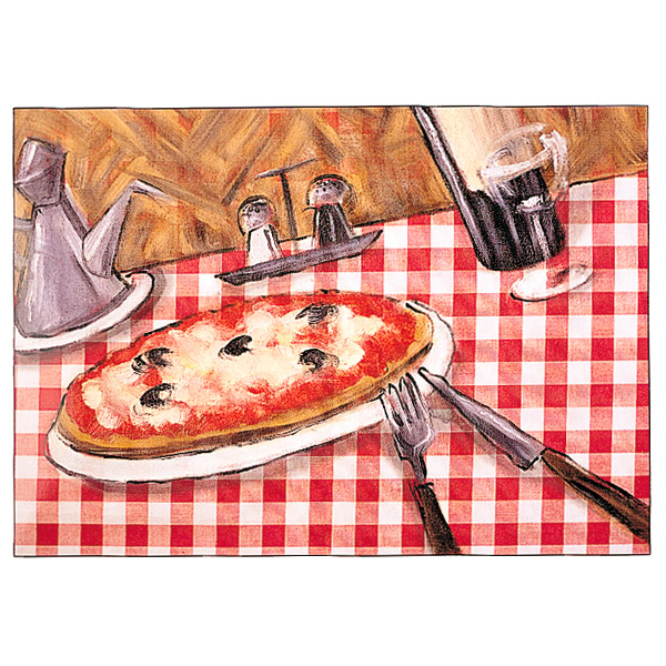 SETS DE TABLE OFFSET "PIZZA" 70 G/M2 31x43 CM QUADRICHROMIE PAPIER (2000 UNITÉ) - Garcia de Pou