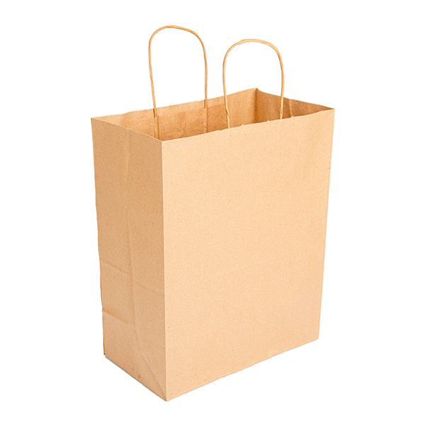 SACS SOS AVEC ANSES  80 G/M2 26+14x32 CM NATUREL KRAFT (250 UNITÉ) - Garcia de Pou