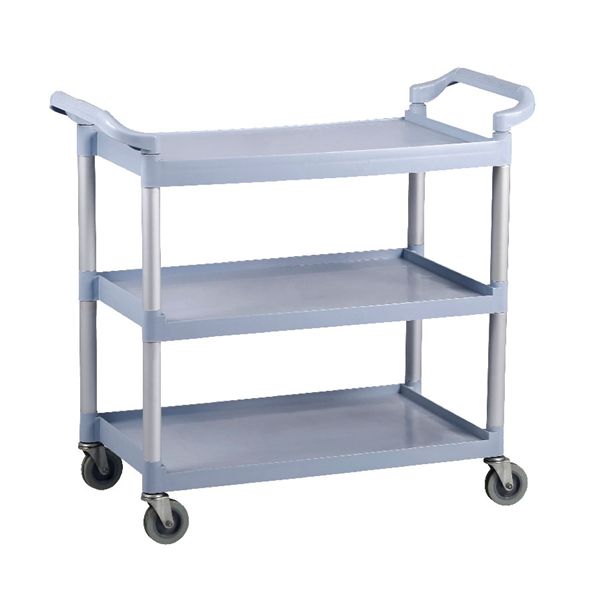 CHARIOT SERVICE 3 NIVEAUX  103,5x49x95 CM GRIS HDPE (1 UNITÉ) - Garcia de Pou