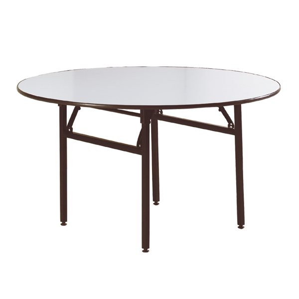 TABLES RONDES PLIABLES  Ø 122x76 CM NOIR ACIER (2 UNITÉ) - Garcia de Pou