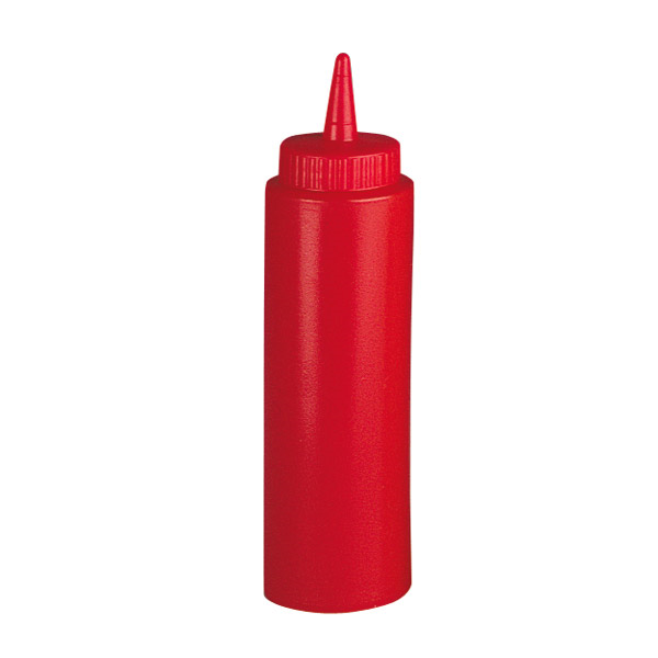 POIRES À SAUCES 240 ML Ø 5x18,2 CM ROUGE HDPE (6 UNITÉ) - Garcia de Pou