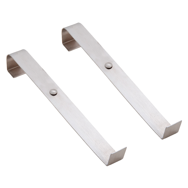 2 U. SUPPORTS DOUBLER POUR ÉTAGÈRE  21,5 CM ARGENTE FER (1 UNITÉ) - Garcia de Pou