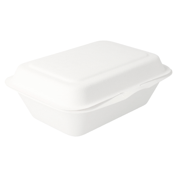 COQUILLES "BIONIC" 600 ML 13,6x18,2x6,4 CM BLANC BAGASSE (1000 UNITÉ) - Garcia de Pou