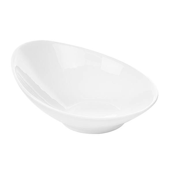 BOLS ALLONGÉS 700 ML 25x21,5x10,5 CM BLANC PORCELAINE (2 UNITÉ) - Garcia de Pou