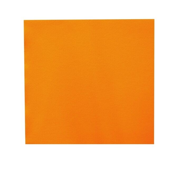 SERVIETTES  PAPIER NON TISSEE ELEGANCE MANDARINE 40x40