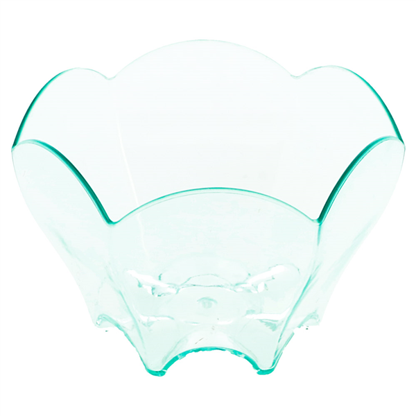 MISES EN BOUCHE TULIPE RÉUTILISABLES  Ø 6,3x4,4 CM VERT D"EAU PS (600 UNITÉ) - Garcia de Pou