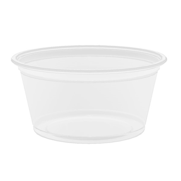 PETITS POTS MICRO-ONDABLES 60 ML Ø6,2x3,2 CM TRANSPARENT PP (2500 UNITÉ) - Garcia de Pou