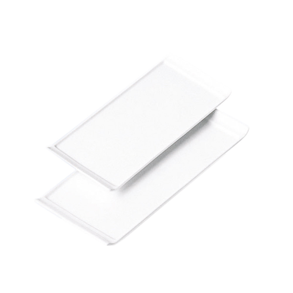 ASSIETTES RECTANGULAIRES  33x22,5x1,8 CM BLANC PORCELAINE (12 UNITÉ) - Garcia de Pou