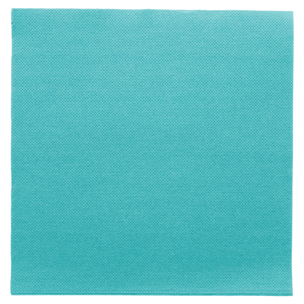 SERVIETTES ECOLABEL "DOUBLE POINT" 18 G/M2 39x39 CM BLEU TURQUOISE OUATE (1200 UNITÉ) - Garcia de Pou