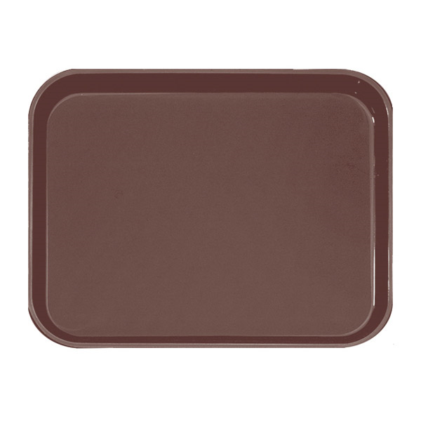 PLATEAU ANTI-DÉRAPANT RECTANGULAIRE  51x38 CM MARRON PP (1 UNITÉ) - Garcia de Pou