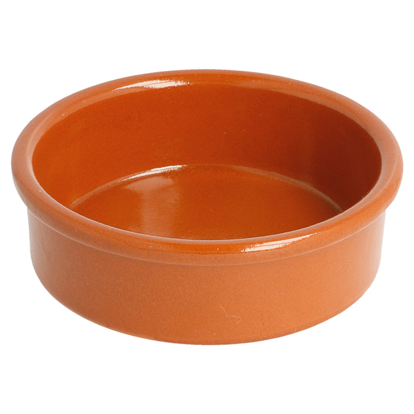 RÉCIPIENTS EN FAÏENCE POUR MISE EN BOUCHE 100 ML Ø 8,95x2,9 CM MARRON ROUGEATRE CERAMIQUE (42 UNITÉ) - Garcia de Pou