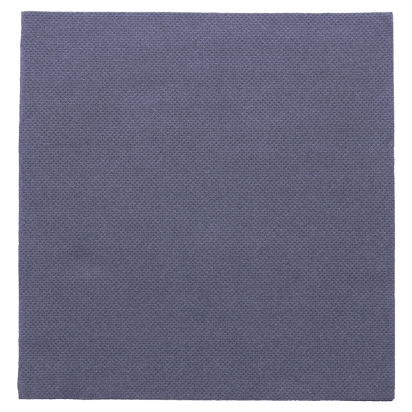 SERVIETTES ECOLABEL "DOUBLE POINT" 18 G/M2 33x33 CM BLEU MARINE OUATE (1200 UNITÉ) - Garcia de Pou