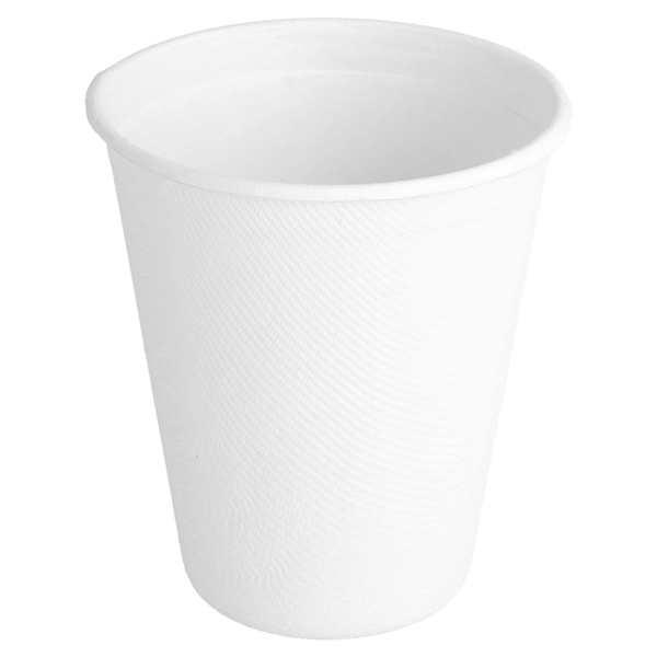 GOBELETS "BIONIC" 260 ML Ø 8x9,1 CM BLANC BAGASSE (1000 UNITÉ) - Garcia de Pou