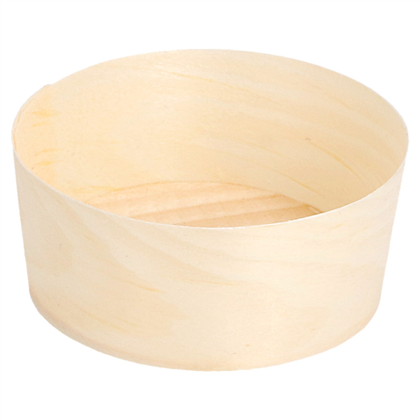 POTS EN FEUILLE DE PEUPLIER  Ø 5,5x2,2 CM NATUREL BOIS (100 UNITÉ) - Garcia de Pou