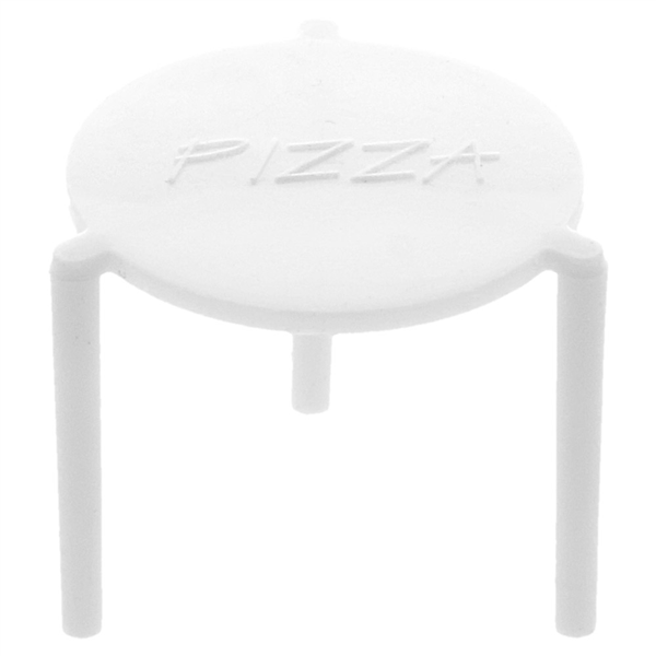 PETITES TABLES PIZZA  Ø 4,5x3,7 CM BLANC PP (2000 UNITÉ) - Garcia de Pou