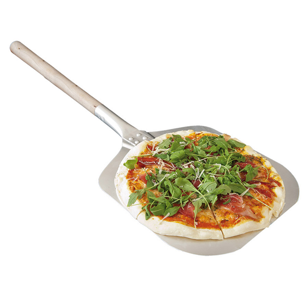 PELLE PIZZA BORDURES AIGUISÉES  30,5x35X101 CM ARGENTE ALUMINIUM (1 UNITÉ) - Garcia de Pou