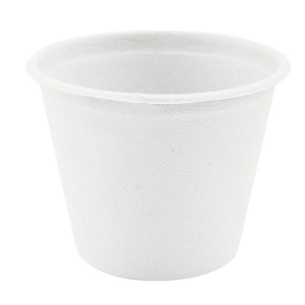 BOLS "BIONIC" 425 ML Ø 10,5x8,3 CM BLANC BAGASSE (600 UNITÉ) - Garcia de Pou