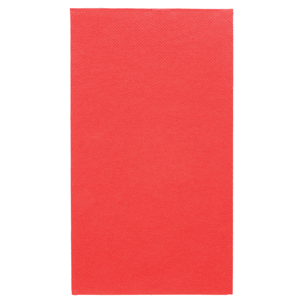 SERVIETTES ECOLABEL P. 1/6 "DOUBLE POINT" 18 G/M2 33x40 CM ROUGE OUATE (2000 UNITÉ) - Garcia de Pou