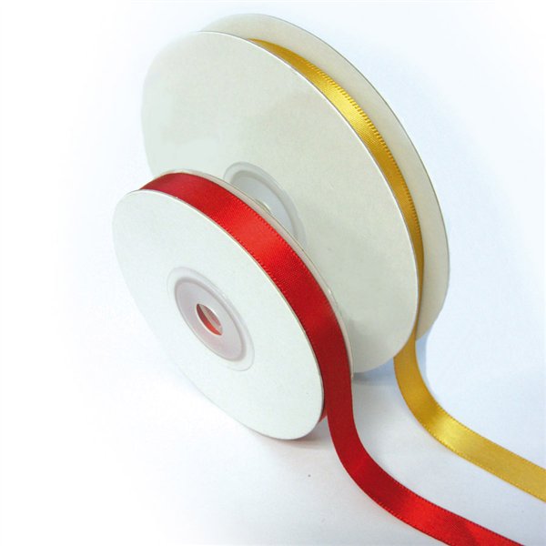 RUBAN CADEAU  100Mx10 MM ROUGE POLYESTER (1 UNITÉ)